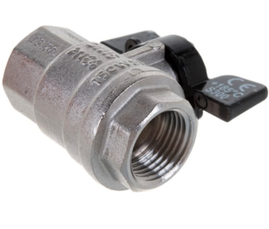 Кран шаровый Bugatti Oregon 302 Вн/Вн 1/2 дюйма бабочка