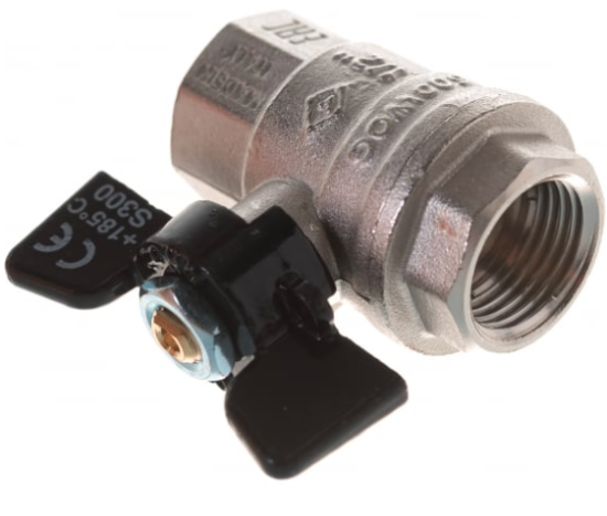 Кран шаровый Bugatti Oregon 302 Вн/Вн 1/2 дюйма бабочка