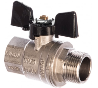 Кран шаровый Bugatti Oregon 307 Вн/Нар 3/4 дюйма бабочка