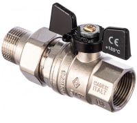 Кран шаровый Bugatti Oregon 322 Нар/Вн 3/4 с накидной гайкой