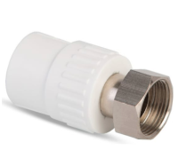 Муфта прямая ПП с накидной гайкой 20 - 1/2 внутр. рез.