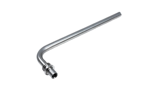 Нерж. Г-образная трубка Rehau Rautitan для подкл. радиатора 16/250