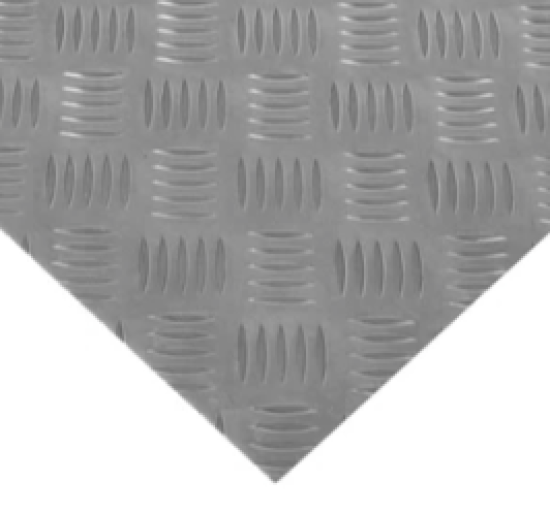 Алюминевый рифленый лист 1200х600х1,5