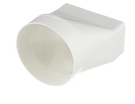 Переход вентиляционный прямой 110х55  D100