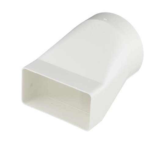 Переход вентиляционный прямой 110х55  D100