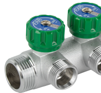 Коллектор Водоснабжения Ф 1 х 3/4 ПОД ЕВРОКОНУС, FAR регулирующие на 4 контура