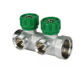 Коллектор Водоснабжения Ф 1 х 3/4 ПОД ЕВРОКОНУС, FAR регулирующие на 2 контура