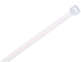 Хомуты-стяжки нейлоновые FORTISFLEX КСС 5х350 мм белый 100 штук