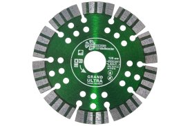 Диск алмазный отрезной Сегмент Турбо серия Grand hot press (125х22.23 мм) TRIO-DIAMOND