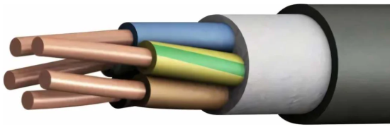Кабель ВВГнг(А)-LS 5х1.5ок (N, PE) — 0.66кВ ГОСТ (Конкорд)