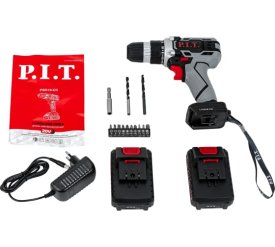 Аккумуляторная дрель-шуруповерт P.I.T. 20 В, 1.5 Ач