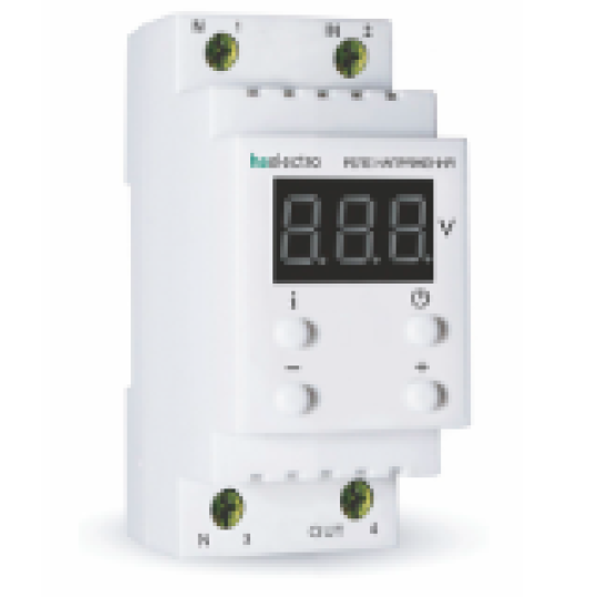 РЕЛЕ НАПРЯЖЕНИЯ hselectro УКН2-40С НА DIN-РЕЙКУ 40А