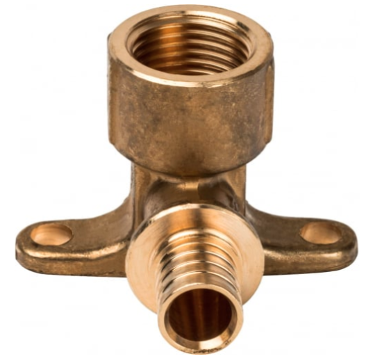 Настенный угольник STOUT с вн./рез. с корот патрубком 16-Rp 1/2