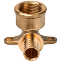 Настенный угольник STOUT с вн./рез. с корот патрубком 20-Rp 3/4