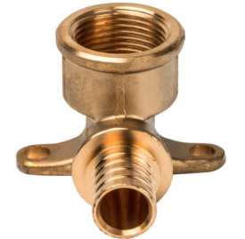 Настенный угольник STOUT с вн./рез. с корот патрубком 20-Rp 3/4