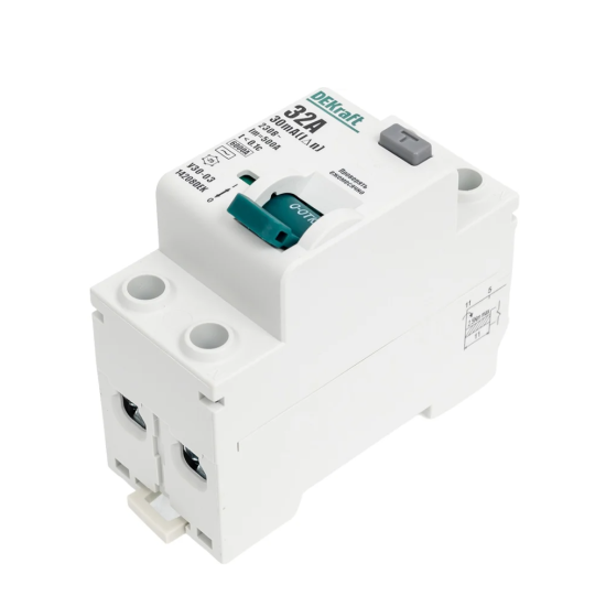 УЗО DEKraft 2P 32А 30мА тип AC 6кА