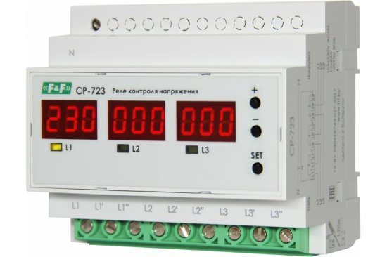 Реле напряжения F&F CP-723