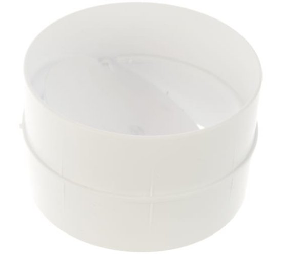 Соединитель круглый с обратным клапаном D100