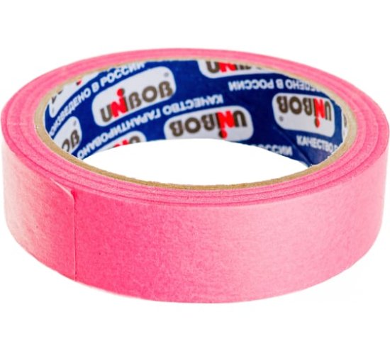 Малярная лента для деликатных поверхностей UNIBOB 25 мм х 25 м