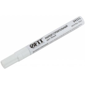 Маркер строительный Fit белый