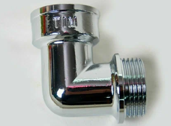 Уголок латунный 1/2 в/р - н/р(хром) TIM