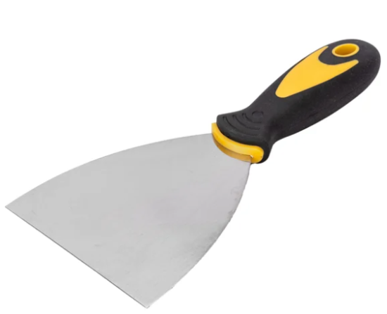 Шпатель FIT нерж.сталь, прорезиненная ручка  4