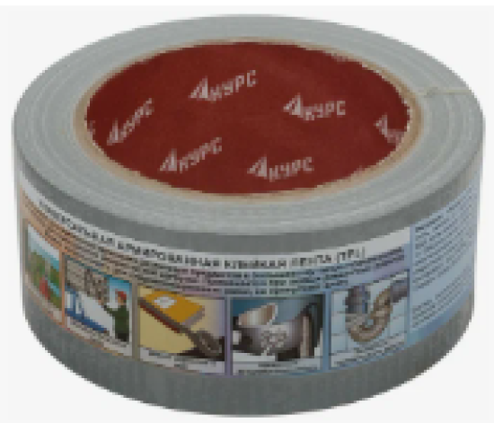 Лента клейкая TPL, армированная тканью, 48 мм х 10 м КУРС