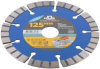 Диск алмазный отрезной турбо-сегментный 125x2.0x10x22.2 мм MOS по бетону