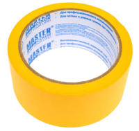 Малярная лента золотистая рисовая бумага термостойкая до 120C, 48 мм х 25 м MASTER COLOR