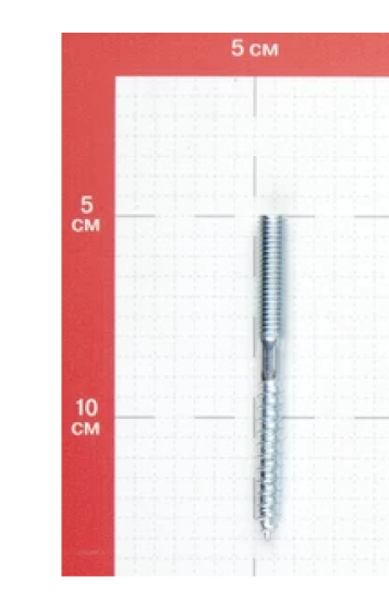 Шпилька сантехническая M8х80 мм оцинкованная