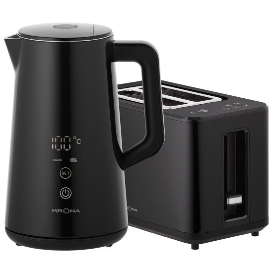 Электрический чайник Krona Digitaler Black 1,5 л черный