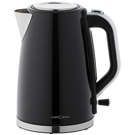 Электрический чайник Krona Stahl Black 1,7 л черный