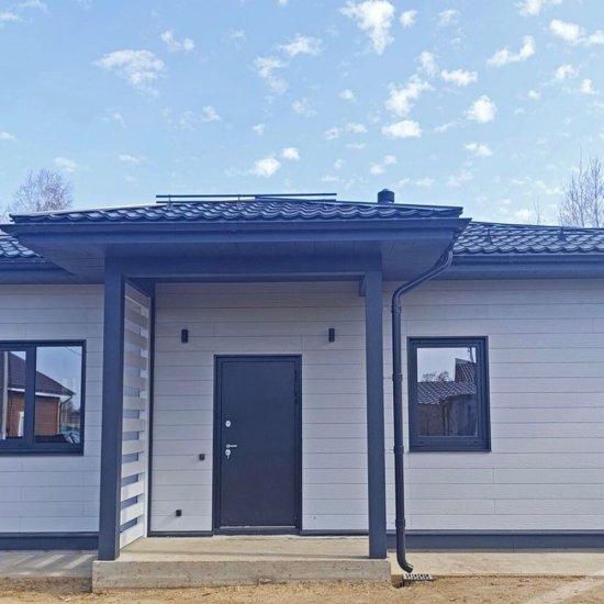 Сайдинг фиброцементный Бетэко Click 3000х190 мм серый RAL 7047