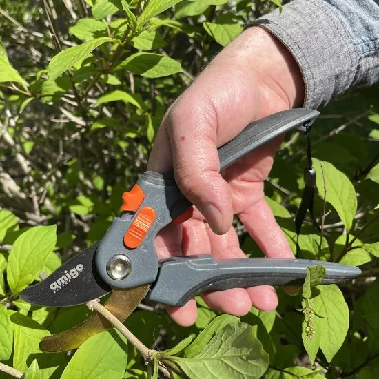 Секатор плоскостной Amigo с двухкомпонентными рукоятками (76407)