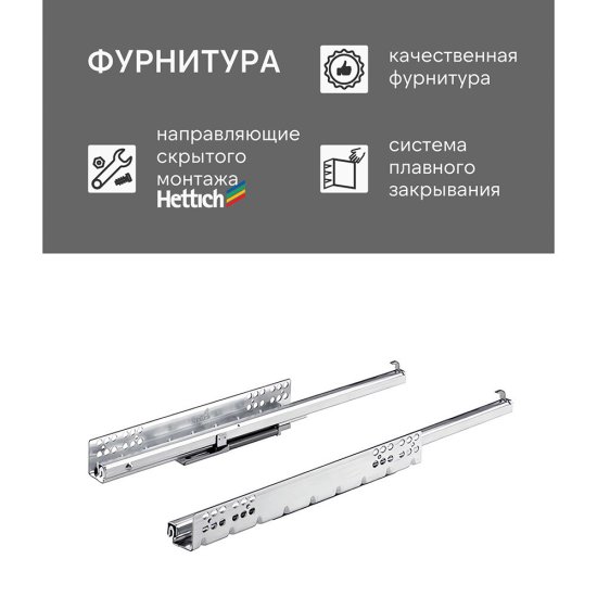 Комплект тумба с раковиной Comforty Флорида 50 см подвесная бетон светлый/антрацит (CF19696BX-50)