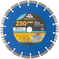Алмазный отрезной диск 230 мм MOS Сегментный