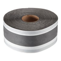 Лента наружная Bauset диффузионная 100 мм серая 25 м