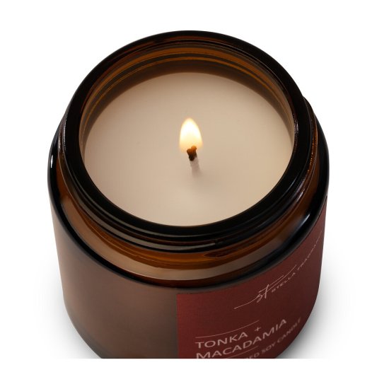 Свеча ароматическая Stella Fragrance Tonka Macadamia 90 г