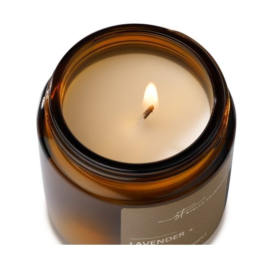 Свеча ароматическая Stella Fragrance Lavender Basil 90 г