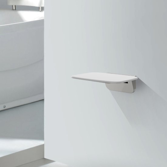 Сиденье для душа WasserKraft полипропилен белое (SS401)