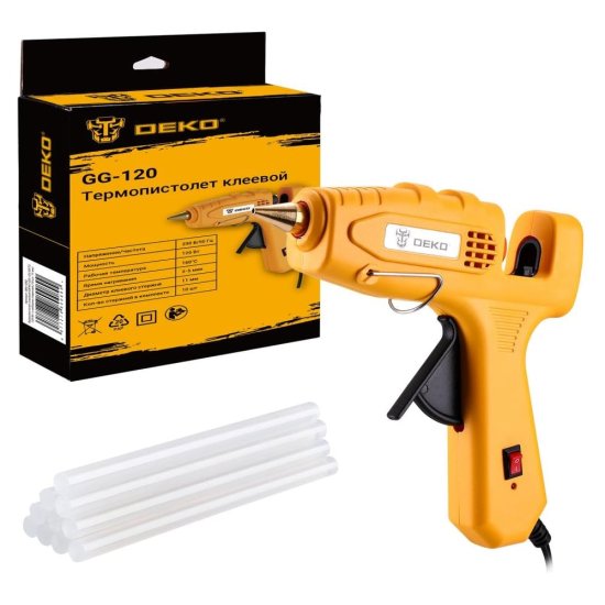 Клеевой термопистолет DEKO GG-120 SET2