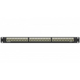 Патч-панель неэкранированная DKC 1U 19 дюйм RJ45 CAT5е 24 модуля (RN5PPU24)