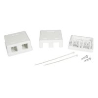 Коробка розеточная для модулей Keystone DKC RJ45 2 гнезда (RNW2WH)