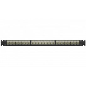Патч-панель неэкранированная DKC 1U 19 дюйм RJ45 CAT6 24 модуля (RN6PPU24)