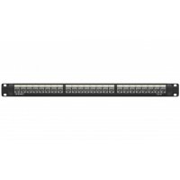 Патч-панель экранированная DKC 1U 19 дюйм RJ45 CAT5е 24 модуля (RN5PPF24)