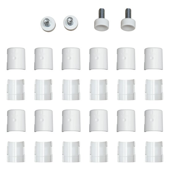 Стеллаж сетчатый KONSENSA 60x35x90 см цвет белый