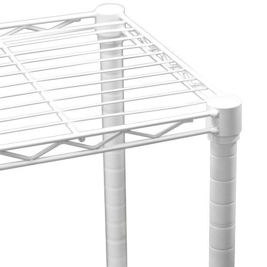 Стеллаж сетчатый KONSENSA 60x35x90 см цвет белый