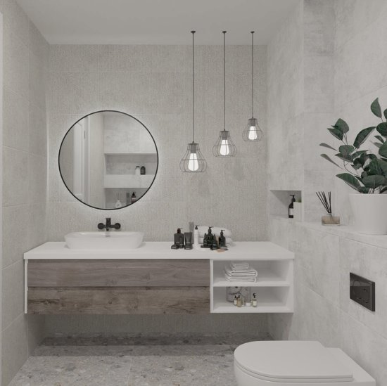 Настенная плитка Axima Оштен 30x60 см 1.62 м² матовая цвет светло-серый