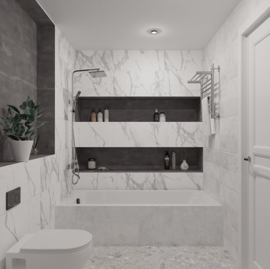 Настенная плитка Axima Оштен 30x60 см 1.62 м² матовая цвет светло-серый