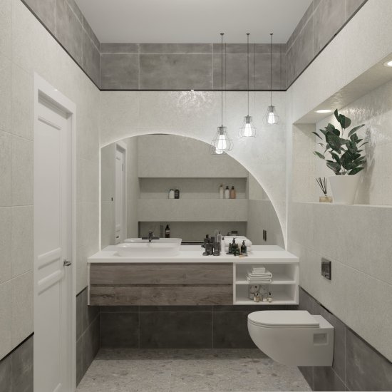 Настенная плитка Axima Оштен 30x60 см 1.62 м² матовая цвет светло-серый